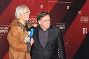 Schauspieler Elmar Wepper mit Frau auf dem Roten Teppich des Bayerischen Filmpreis 2019 am 17.01.2020 (©Foto: Martin Schmitz)
